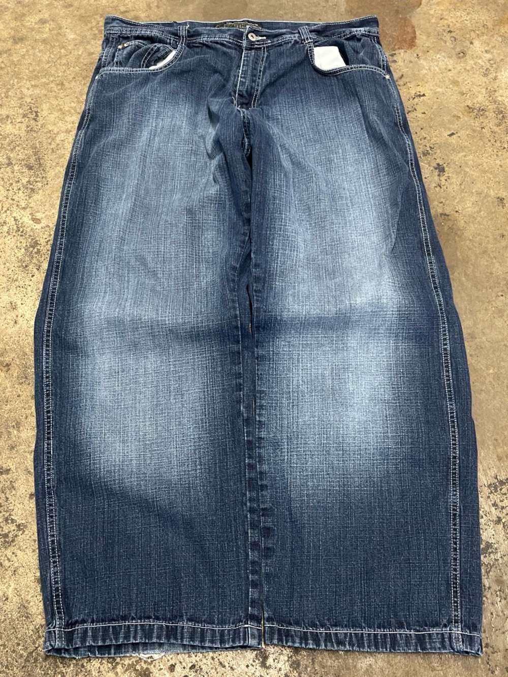 Y2K Southpole Wide Leg Jeans Men’s 42 x 32 Faded Baggy Heavyweight Skater Grunge